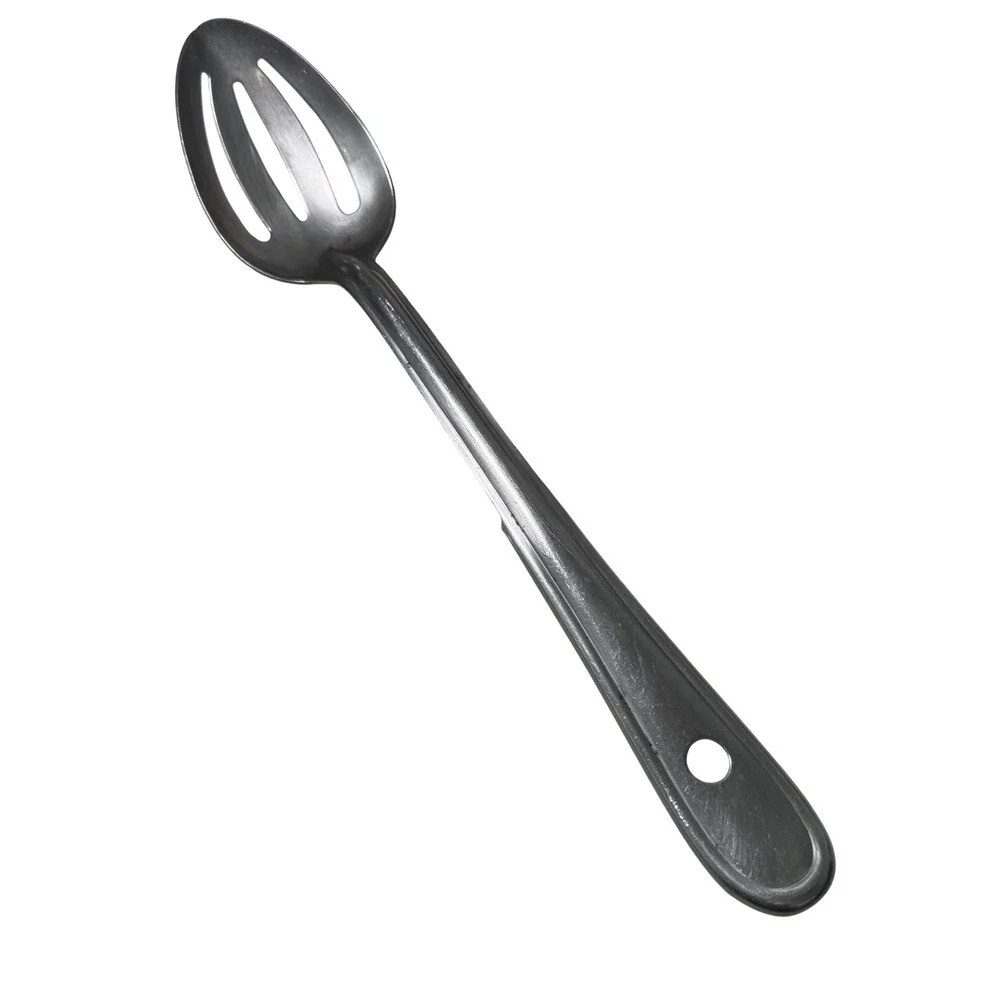 Vintage Medco Products Slotted‎ Serving Spoon Allegheny Stainless Steel USA Made